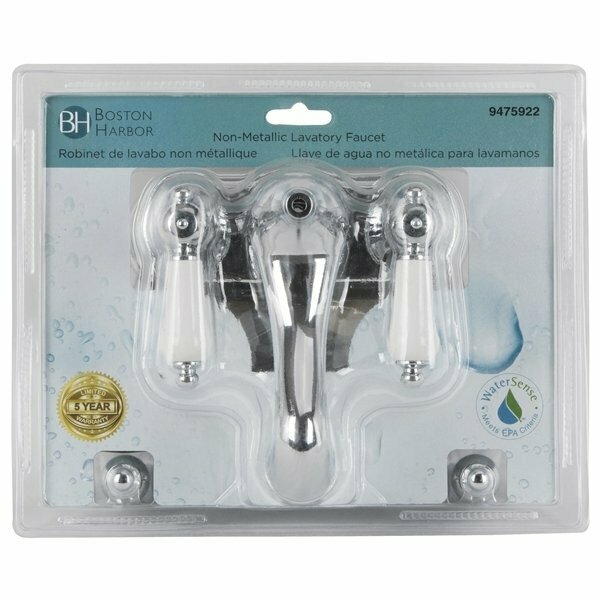 Boston Harbor Lav Faucet 2-Hndl Popup Chrome PF4232